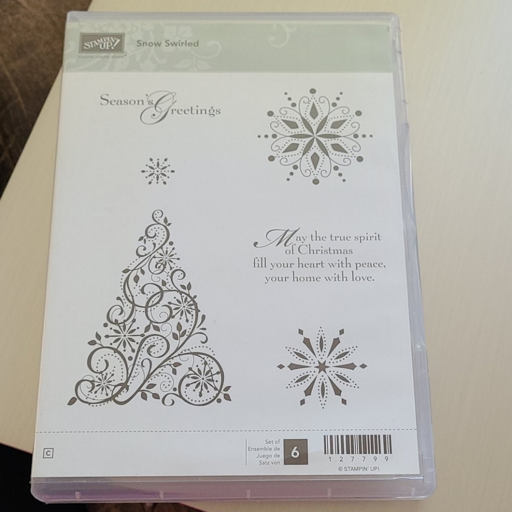 Stampin Up- Snow Swirled stamp set